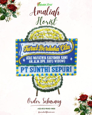 Papan Bunga Duka di Cengkareng