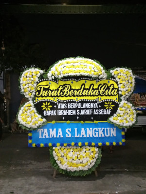 Papan Bunga Duka di Cengkareng