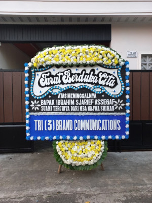 Papan Bunga Duka di Cengkareng